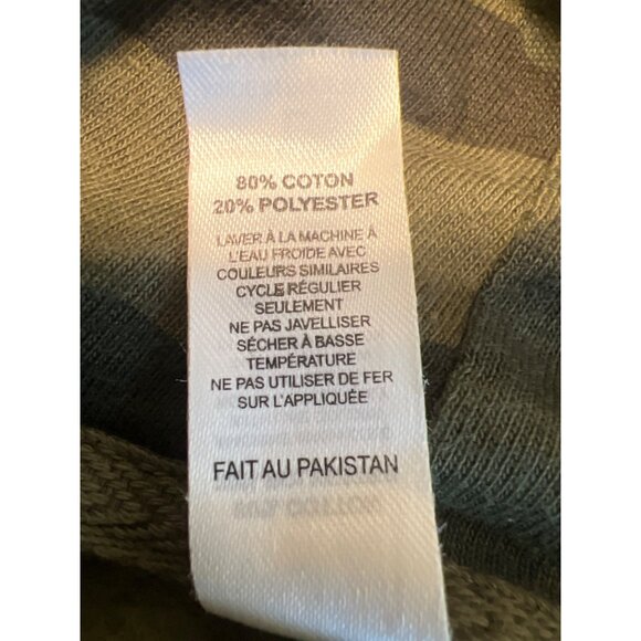 Camouflage Hoodie With "Jesus" Print Full Zip Large Independent Trading Company - Picture 4 of 10